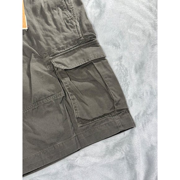 Chaps Mens Cargo Shorts Size 42 100% Cotton Dark Gray Durable Comfortable Summer - Picture 7 of 12